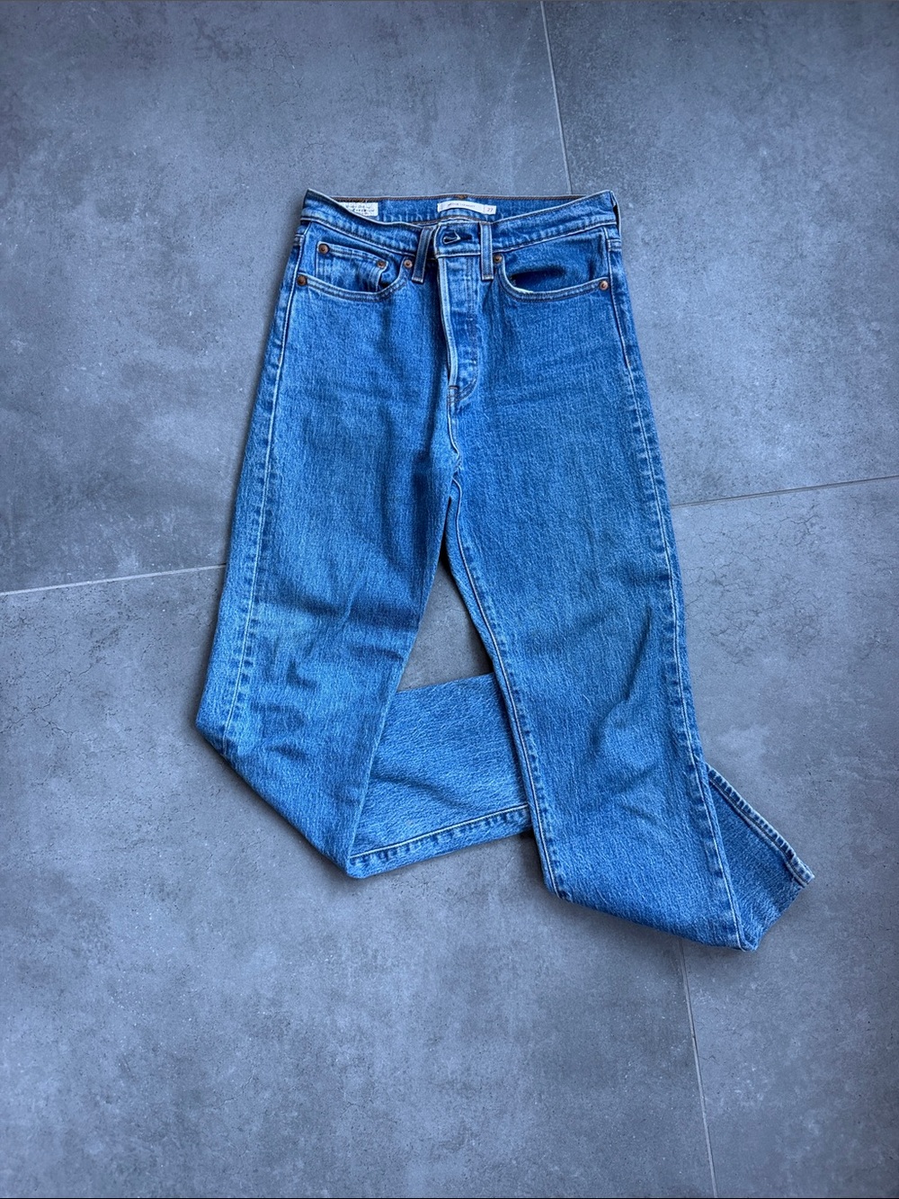Levi's Classic Blue Straight-Leg Jeans